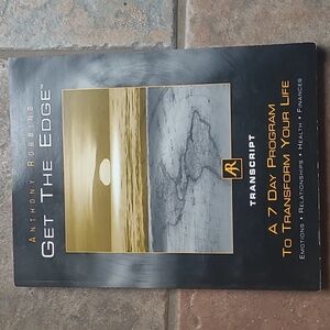 Anthony Robbins Get the Edge 7 day program to transform your life paperback book